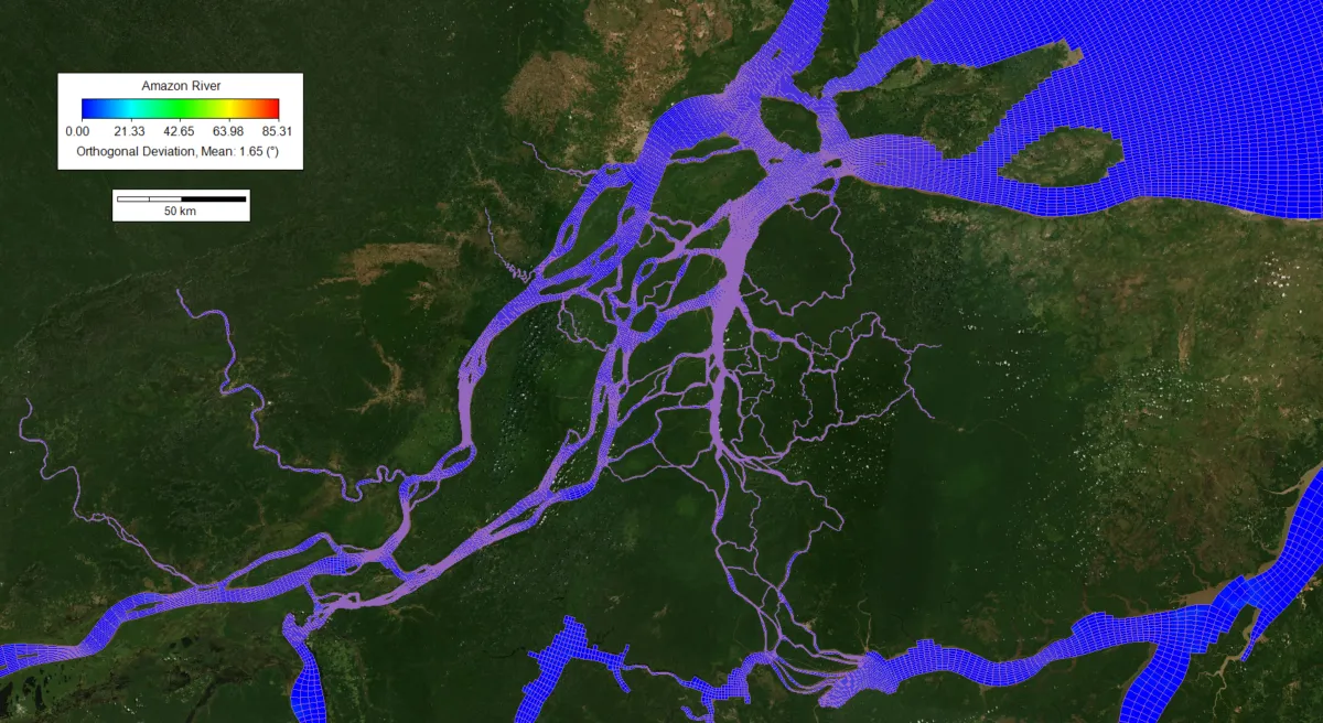 Amazon River grid built with CVLGrid.