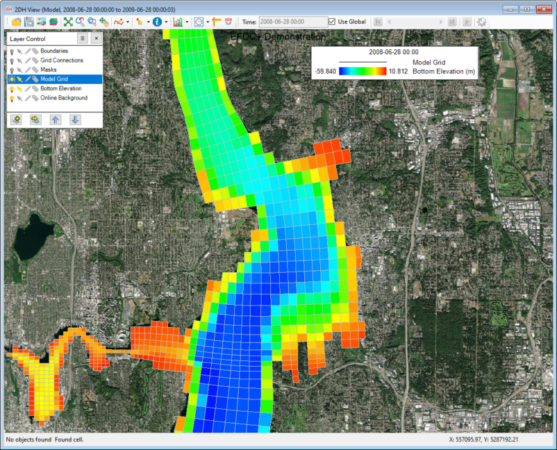 Figure 1. The original model grid.