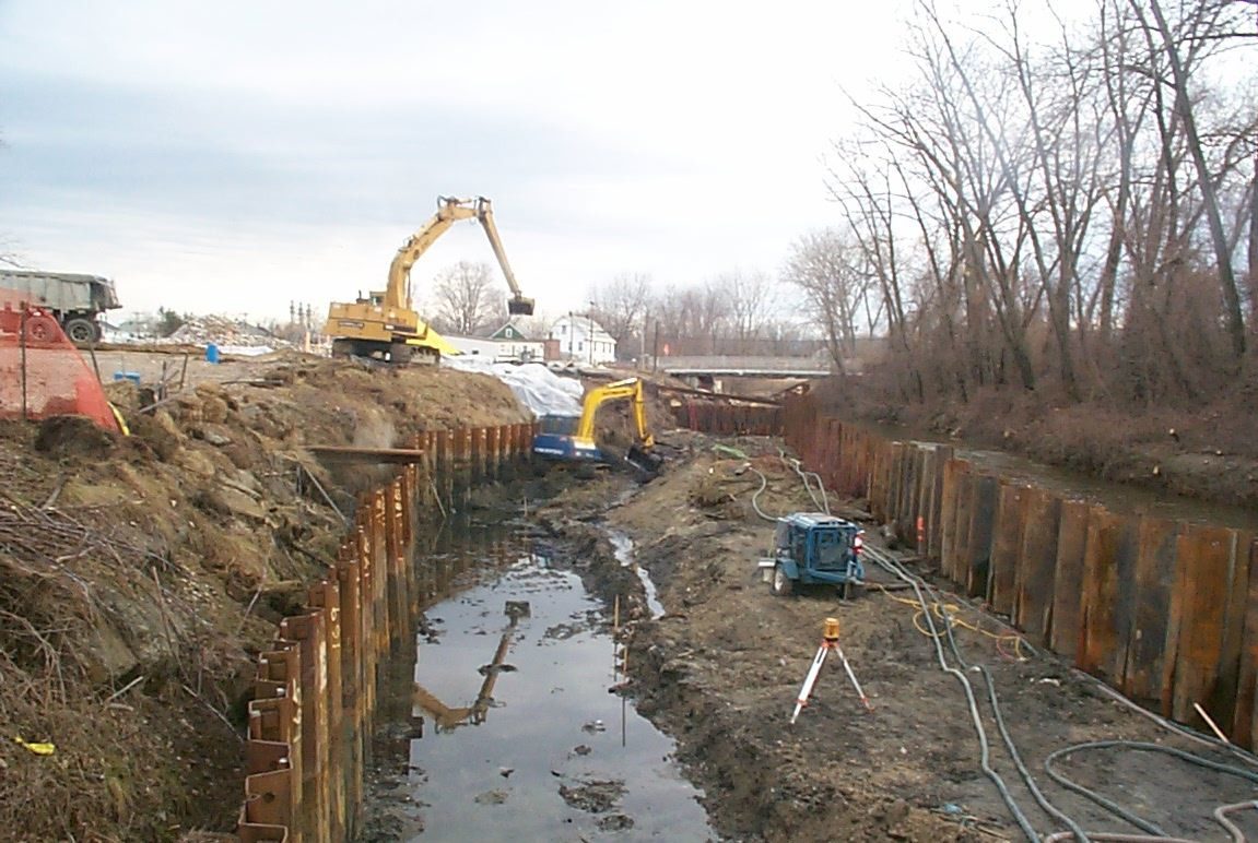 Aerial view of the Housatonic River corridor.