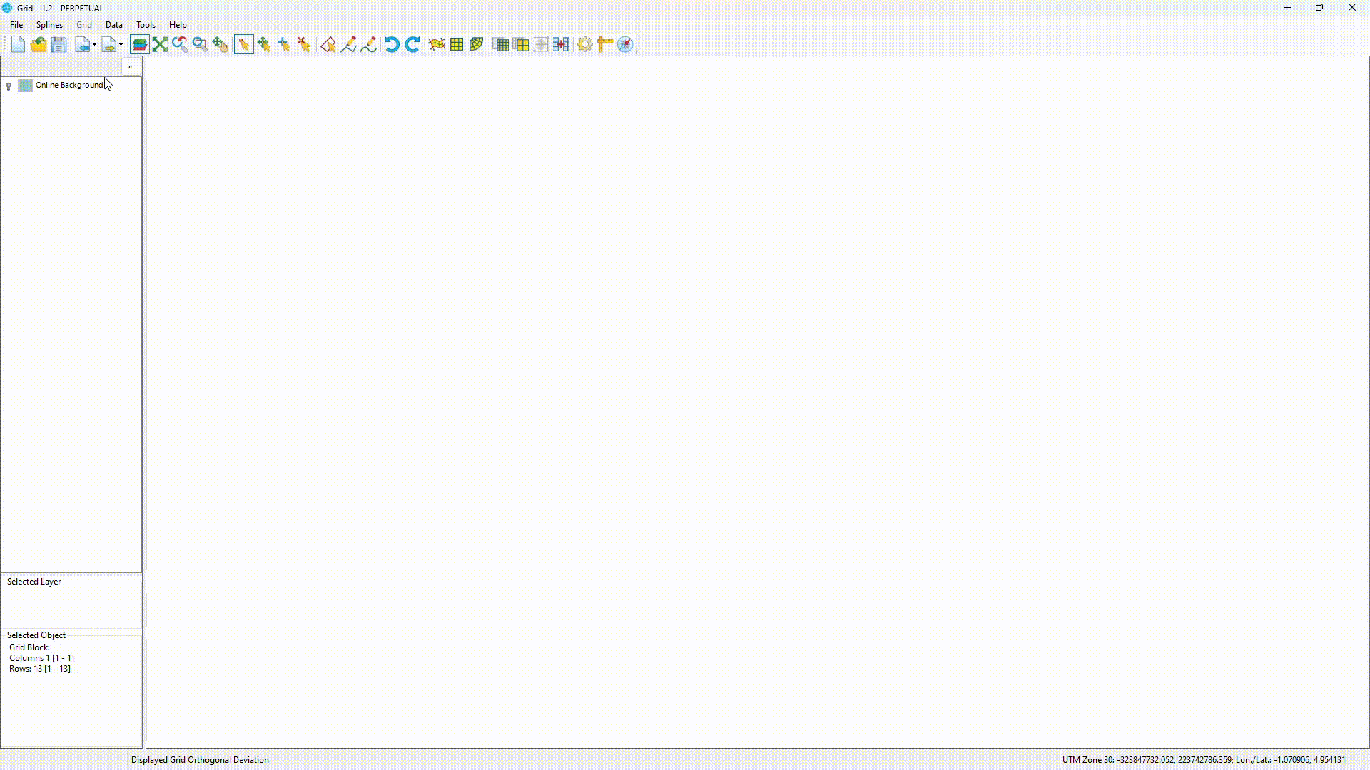 Example of loading two grids and connecting them into one grid.